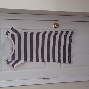 NWOT Banana Republic Rugby Stripe T-Shirt Dress, Size S
